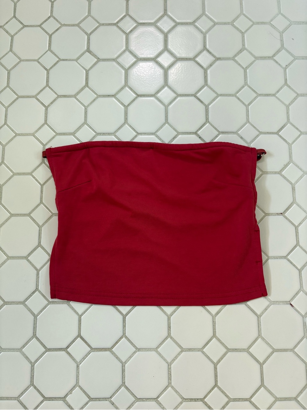 Edikted Strapless Red Tube Top